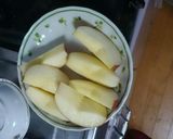 フライパンで焼きリンゴ作り方1写真