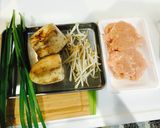 鶏つくねのレンコンはさみ焼き作り方1写真