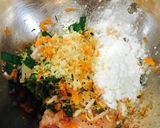 鶏つくねのレンコンはさみ焼き作り方2写真