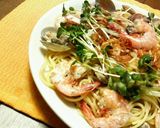 キレイ♡ゴマドレ♡海鮮サラダパスタ♡作り方4写真