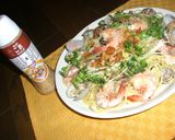 キレイ♡ゴマドレ♡海鮮サラダパスタ♡作り方7写真