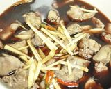 ショウガたっぷり❤鶏レバーの赤ワイン煮♫作り方4写真