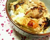 グリル焼きチキンで♡親子丼♡作り方9写真