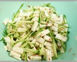 山海ぶしを使った梅風味中華サラダ作り方3写真