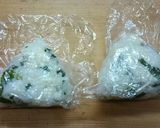 野沢菜チーズおにぎり✴作り方4写真