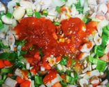 余り野菜で具沢山チキンライス作り方6写真