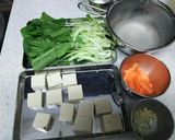 チンゲン菜と豆腐のあんかけ煮作り方3写真