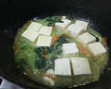 チンゲン菜と豆腐のあんかけ煮作り方8写真