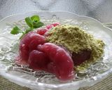 赤紫蘇ジュースでわらび餅^^作り方6写真
