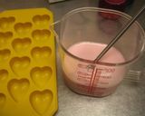 パクッと一口アイス❤苺とメロン味作り方2写真
