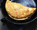 彩りを添えた ふわふわ スフレオムレツ作り方7写真