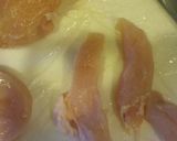鶏胸肉と大葉の♥ザク旨チキンスティック作り方1写真