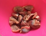 コリコリ食感の砂ズリ簡単炒め♫作り方1写真