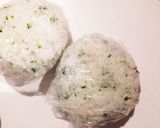 お弁当♬おかか＊お好み焼き風おにぎり作り方3写真