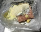 低糖おかず☆ビニール袋で鶏むねハンバーグ作り方1写真