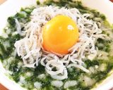 アオサとシラスの濃厚卵かけご飯作り方5写真
