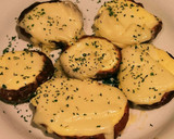 朝食に☆マヨチー椎茸のナス挟み焼き 簡単作り方4写真