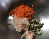 高野豆腐と鶏ひきの煮物作り方2写真