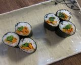 ほうれん草とくぎ煮の海苔巻き作り方6写真
