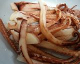 イカのバター醤油炒め作り方1写真