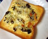 瀬戸内じゃこレモ菜トースト作り方4写真