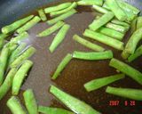 カレー味★いんげん煮作り方4写真