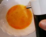 １人ランチに簡単！醤油バターの卵乗せご飯作り方2写真