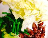 ホタルイカと春キャベツのパスタ作り方1写真