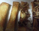 しめじたっぷり♡蒟蒻で焼肉風トースト☆作り方5写真
