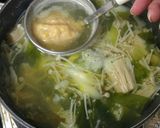 ☆えのきときゃべつのみそ汁☆作り方6写真