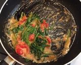 ほうれん草のトマトクリームパスタ作り方4写真