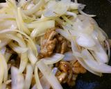 こめ豚ロースでだし醤油にんにく炒め。作り方5写真