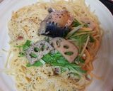 血管ダイエット695（無油カルボナーラ）作り方1写真