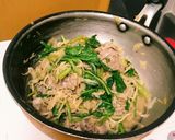 かぶの葉と豚こま切り干し煮物のお惣菜作り方6写真