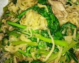 かぶの葉と豚こま切り干し煮物のお惣菜作り方7写真