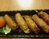 千切りキャベツの豚肉巻き☆照り焼き味作り方6写真