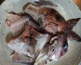 #私の節約・鯛のアラのかぶと蒸し作り方3写真