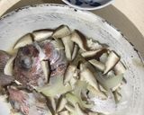 #私の節約・鯛のアラのかぶと蒸し作り方6写真