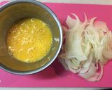 たまねぎと卵の炒め物〜洋蔥炒蛋〜作り方1写真