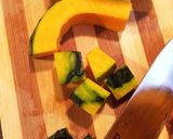 煮るのは3分♡カボチャの鶏そぼろあん作り方3写真