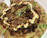 トロけるアボカド♪納豆お好み焼き作り方5写真