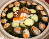 新じゃがと野菜の昆布マキマキ鍋作り方7写真