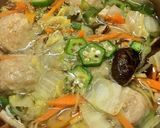 簡単(・ω・)生姜のきいた肉だんごスープ作り方4写真