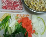 簡単！韓国のモヤシ焼肉（콩나물 불고기）作り方1写真