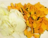 野菜のスープ(カボチャ編)作り方1写真