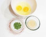 砂糖無しでも甘~いモリンガ茶入り玉子焼作り方1写真