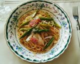 簡単！！スイートチリソースの春パスタ作り方3写真
