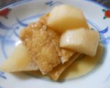 山芋と油揚げの煮物　超簡単作り方3写真