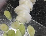 めっけもん♪葉玉ねぎのふわ〜卵の親子丼作り方2写真