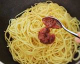 「山海ぶし」を使った梅味パスタ作り方2写真